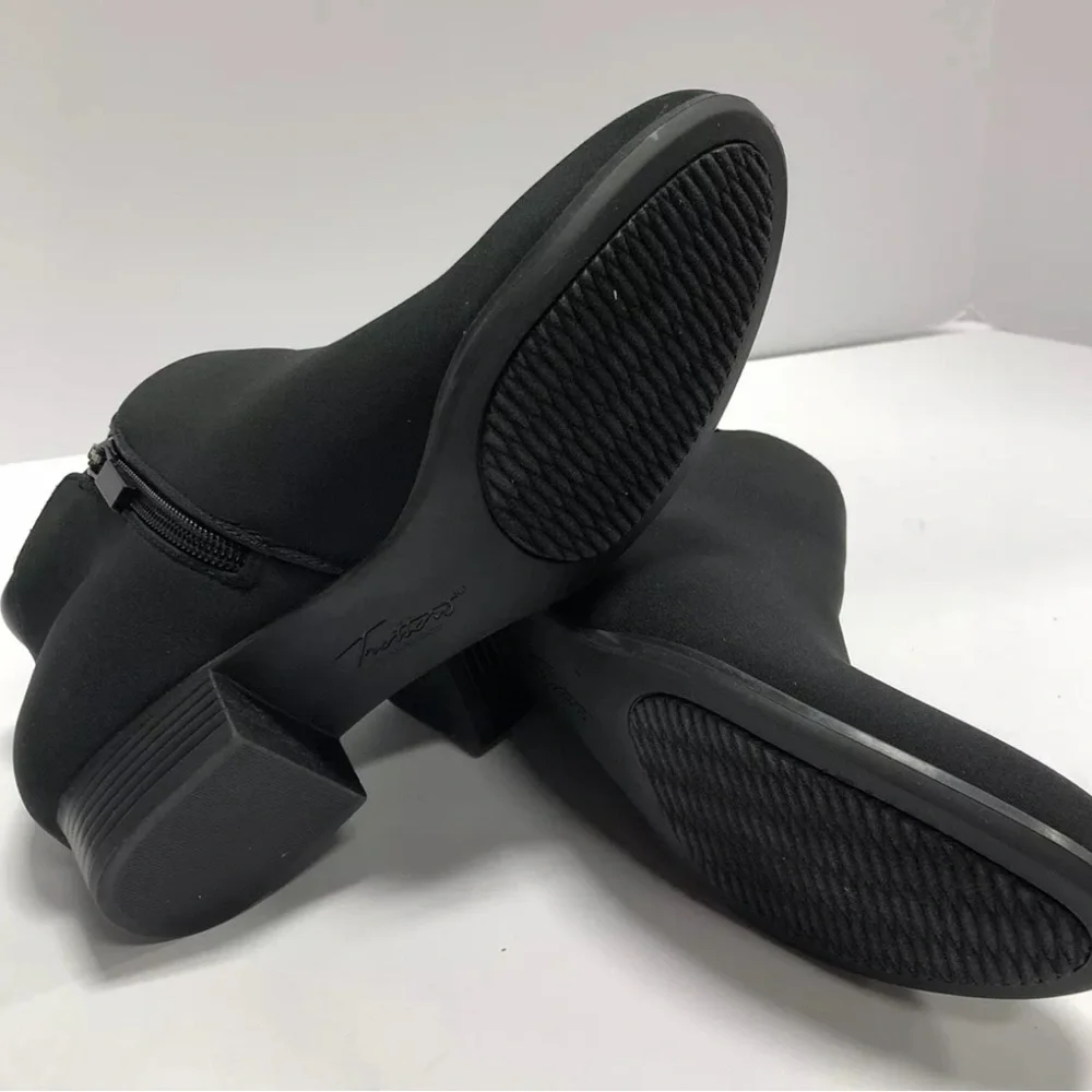 Trotters Major Womens Bootie Black Size 6.5 Narrow